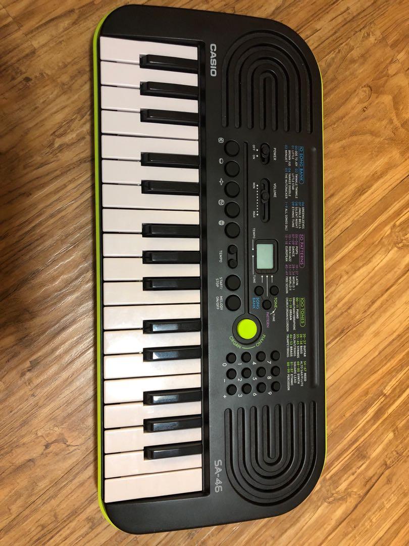 Casio Electronic Keyboard SA46, Hobbies & Toys, Music & Media, Musical Instruments on Carousell