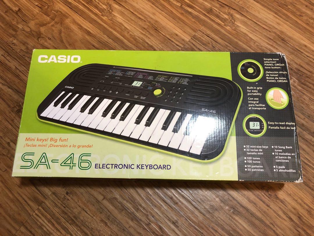 Casio Electronic Keyboard SA46, Hobbies & Toys, Music & Media, Musical Instruments on Carousell