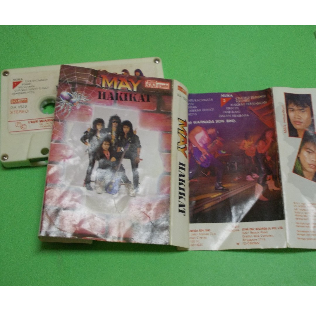 Cassette Kaset May Hakikat Album 1989 Warnada Juara Rock Music Media Cd S Dvd S Other Media On Carousell