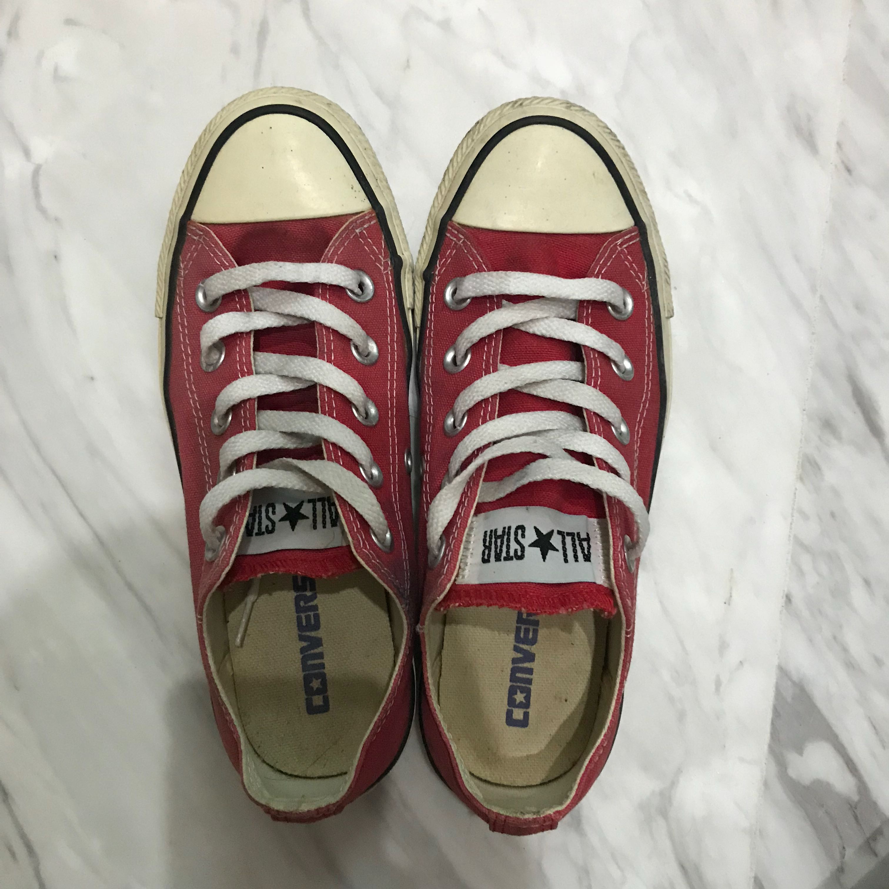 Converse all star red sneakers, Women's 