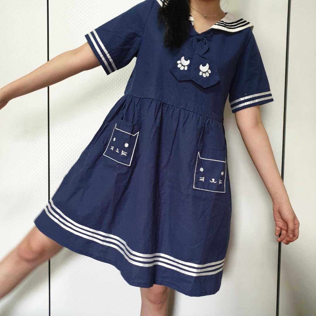 navy blue baby dresses