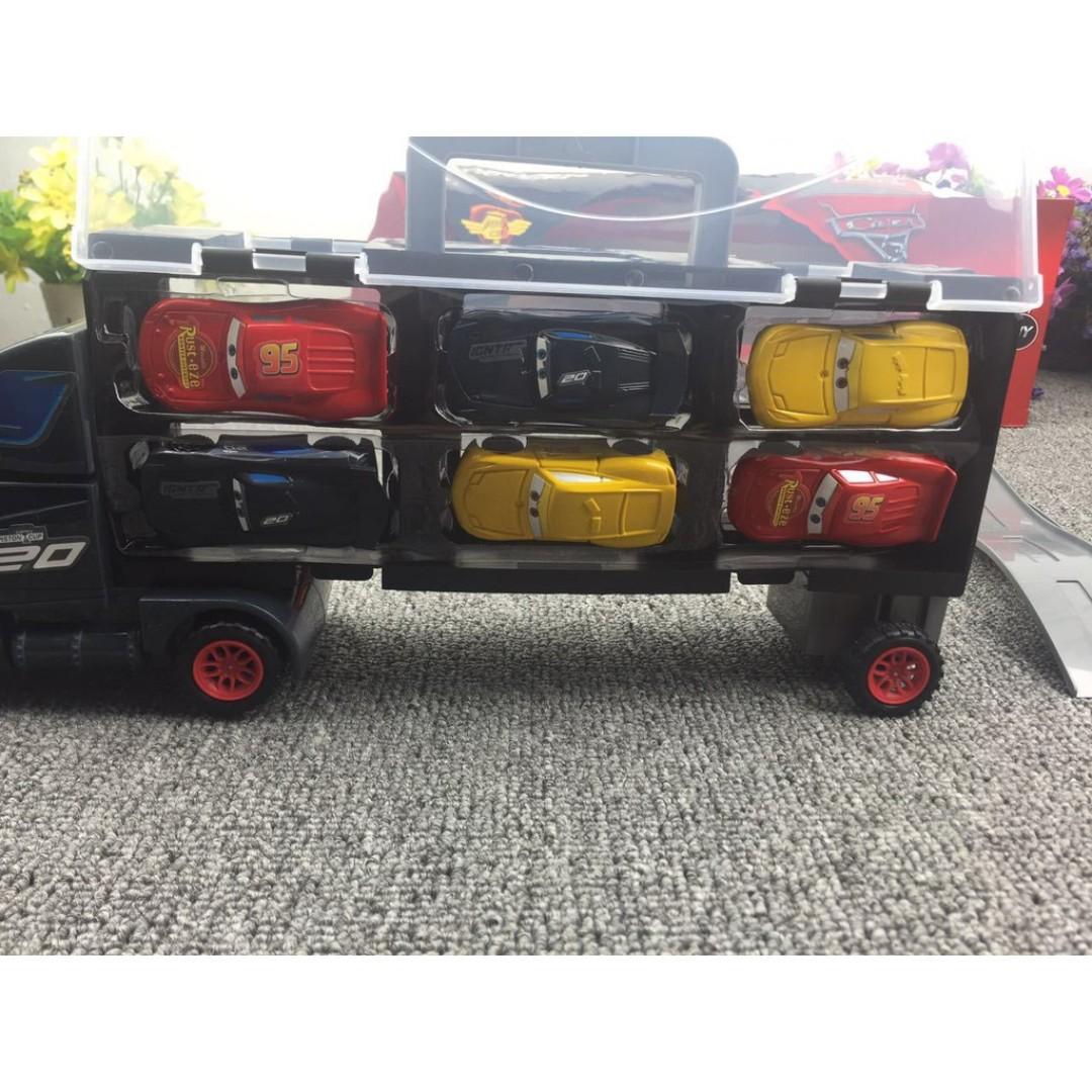 Disney Pixar Cars McQueen Metal Toys Model Car Playset 7 in 1, Babies