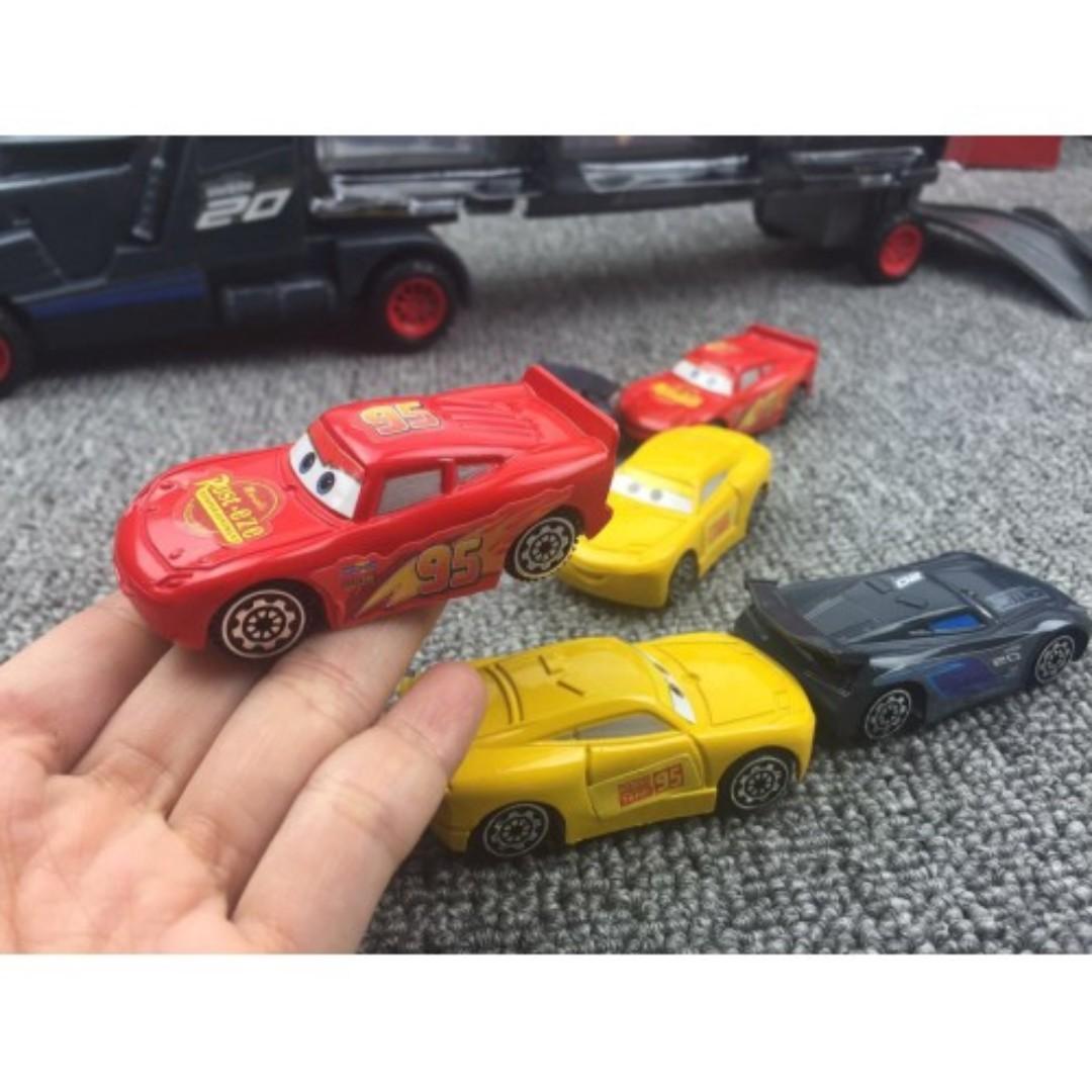 Disney Pixar Cars McQueen Metal Toys Model Car Playset 7 in 1, Babies