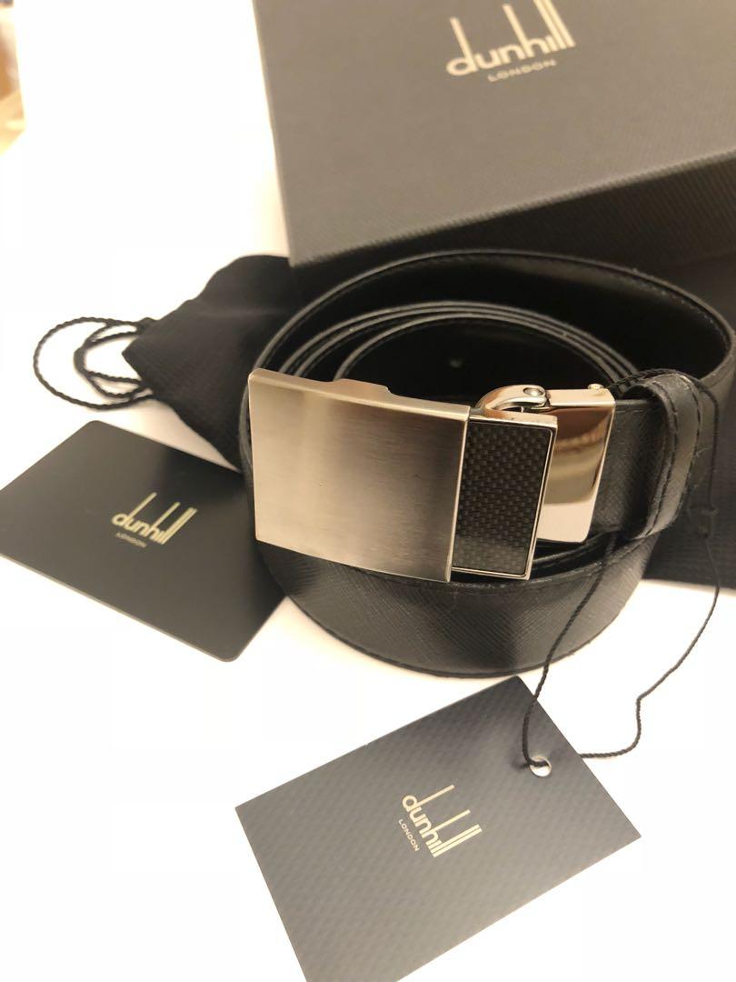 Dunhill leather belt changeable buckle design, Men's Fashion, Watches