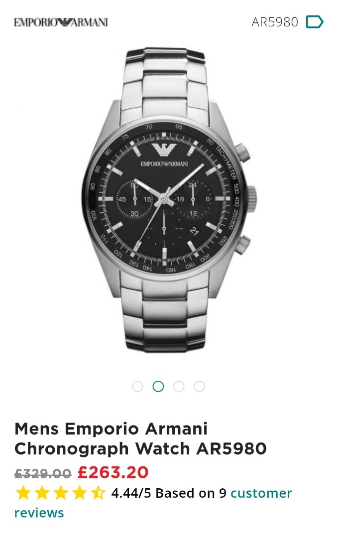 Ar5980 armani watch outlet
