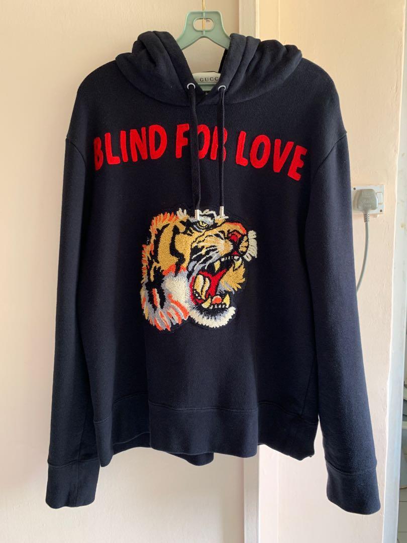 gucci blind for love tiger sweater
