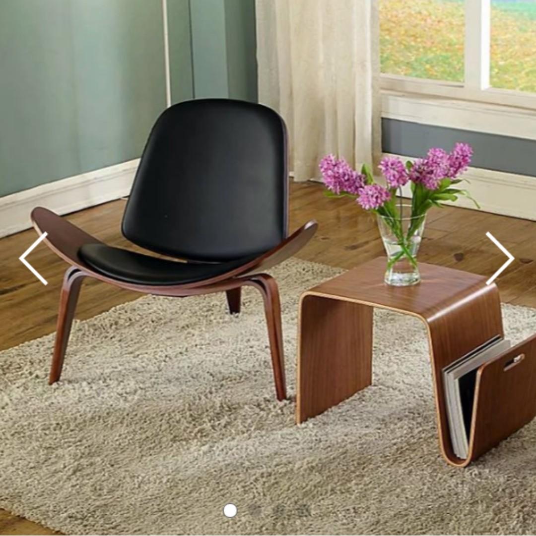 Inspired Hans J Wegner Three Legged Shell Chair Furniture Tables Chairs On Carousell