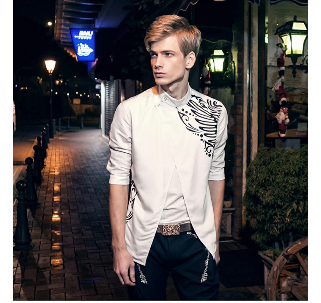 Mens top unique shirts