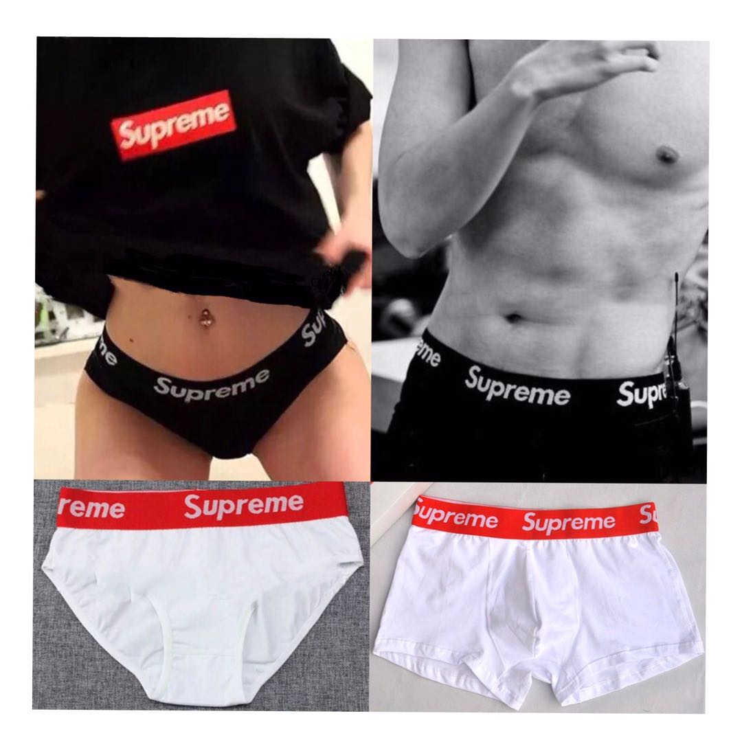 🔺INSTOCK🔺 Supreme Underwear / Ladies Panties / Men Boxers, Men's Fashion,  Bottoms, New Underwear on Carousell