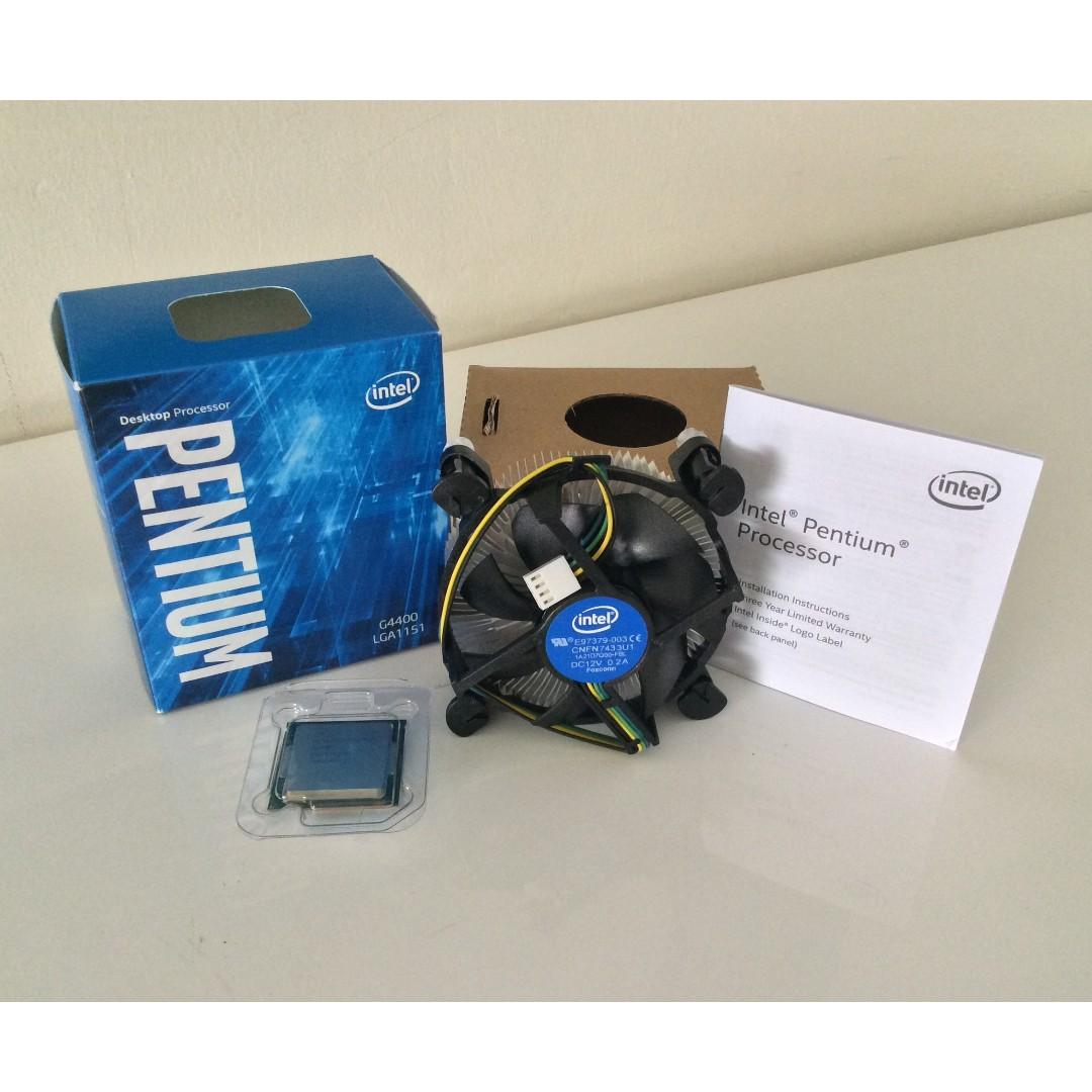 Intel Pentium G4400 Skylake Dual-Core 3.3GHz Desktop Processor ...