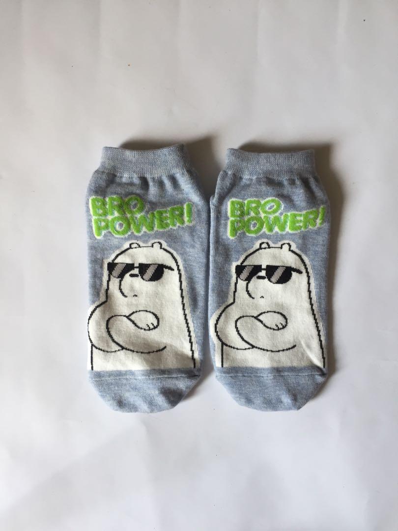 Kaos Kaki We Bare Bears Ice Bear Babies Kids Others On
