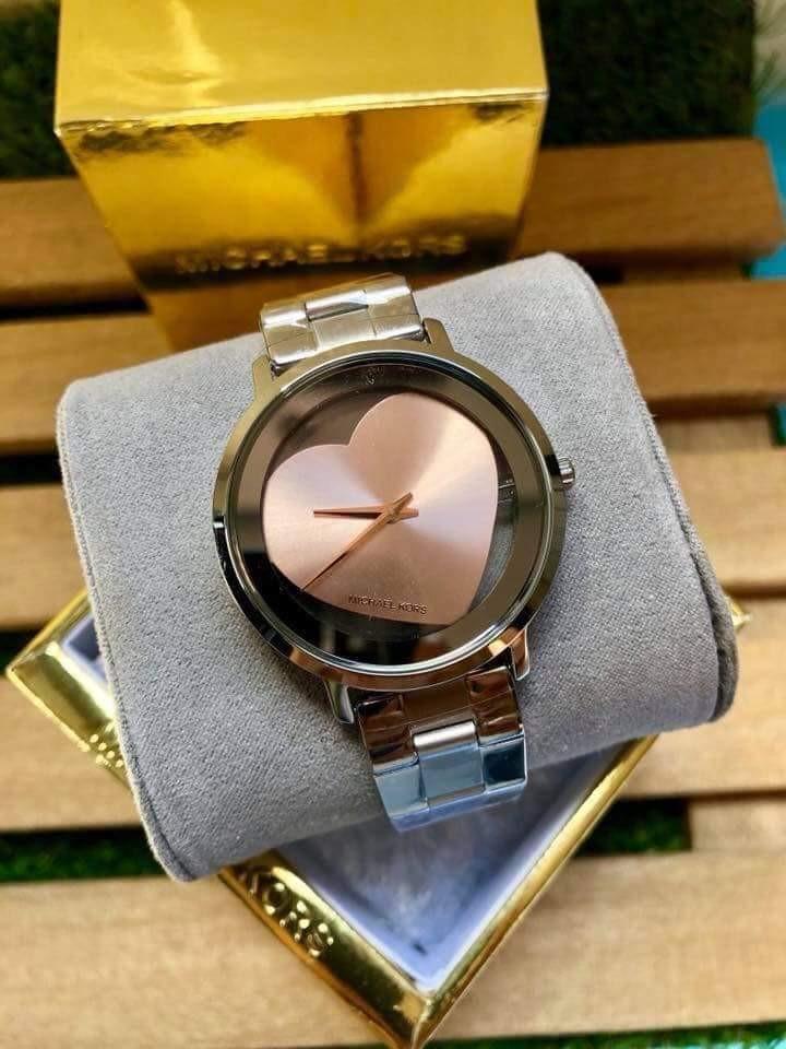 mk watch heart design