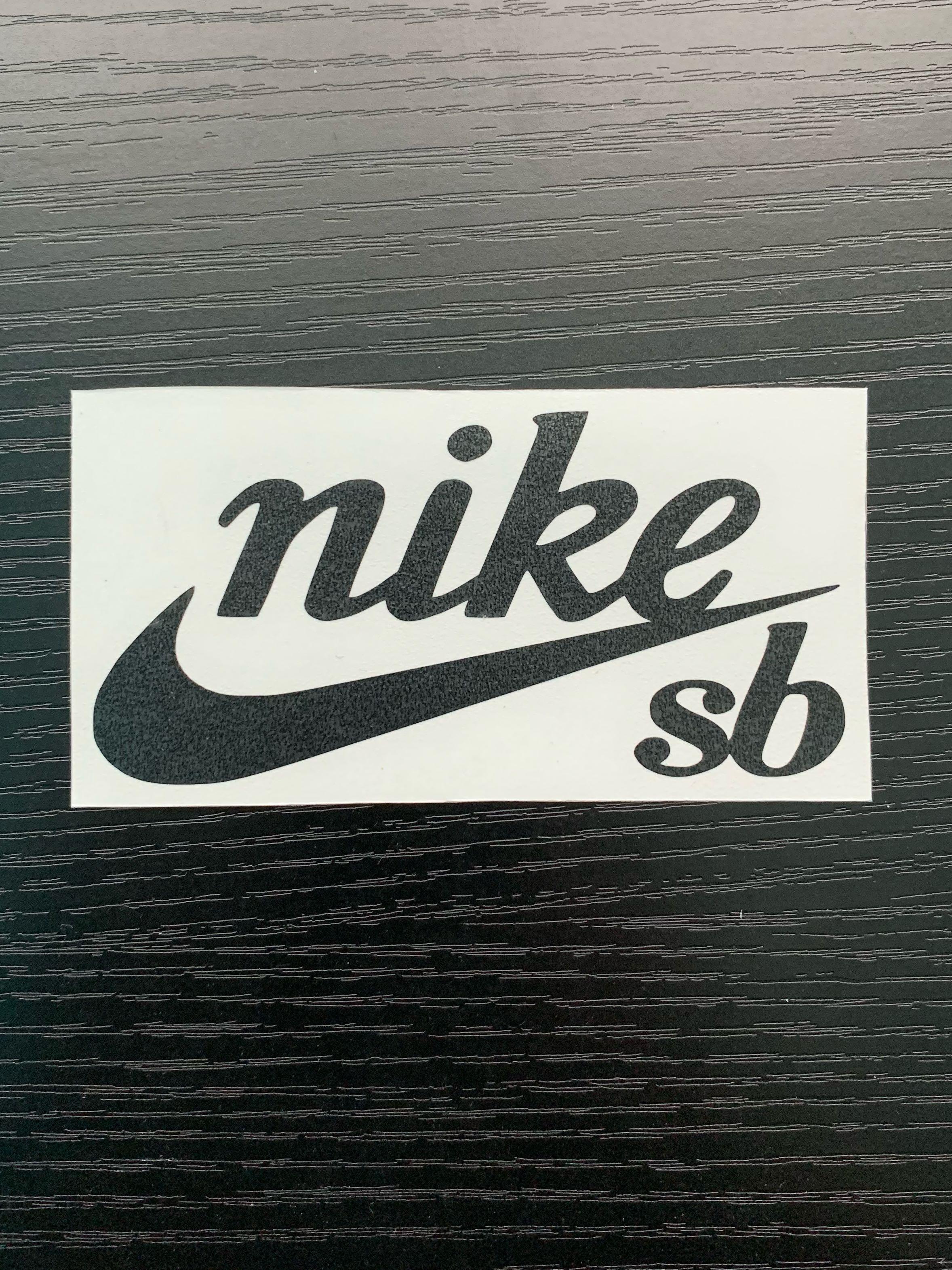 Nike sb decal sticker v2, Motorcycles, Motorcycle Accessories on Carousell