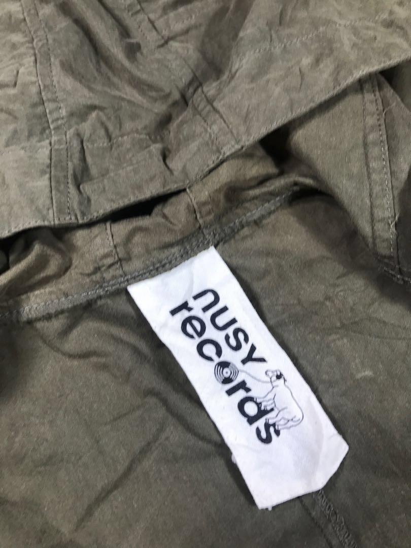 Nusy Records Japanese Brand Parka Anorak Jacket Men S Fashion Clothes Outerwear On Carousell