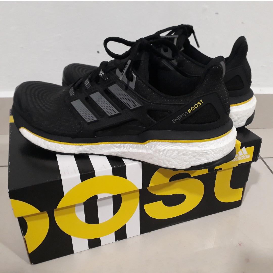 Adidas energy boost yellow black top