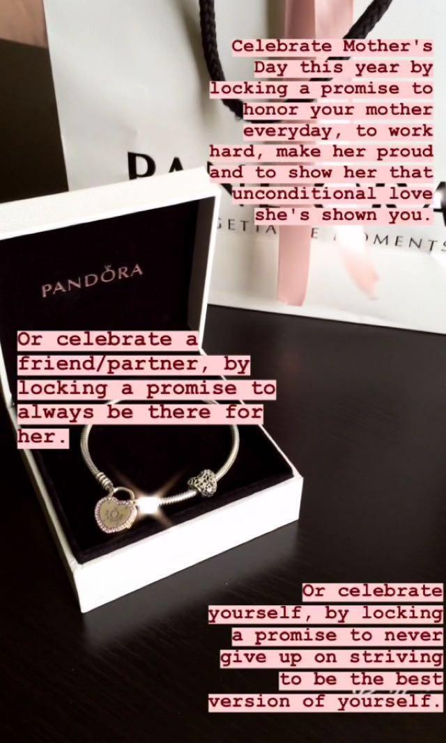 Lock your promise pandora bracelet hotsell