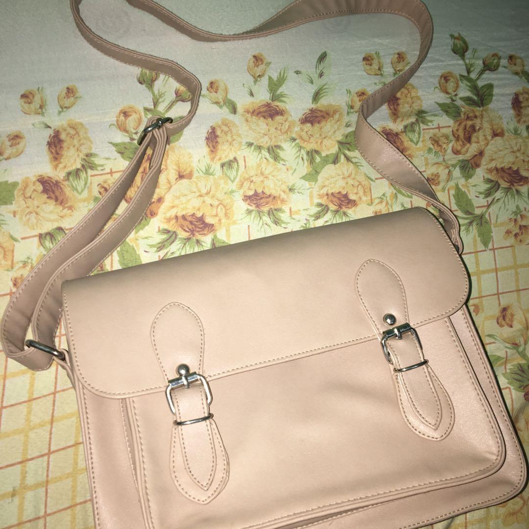 Parisian Nude Sling Bag Satchel Women s Fashion Bags Wallets