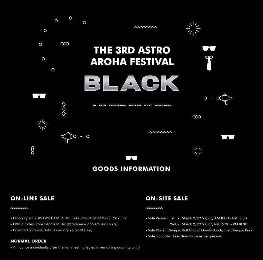 Po Share Astro S The 3rd Astro Aroha Festival Aaf Black Official Goods Merchandise Hobbies Toys Memorabilia Collectibles K Wave On Carousell