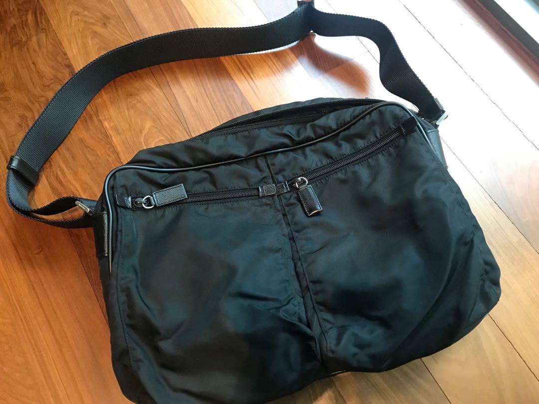 prada mens messenger bag sale