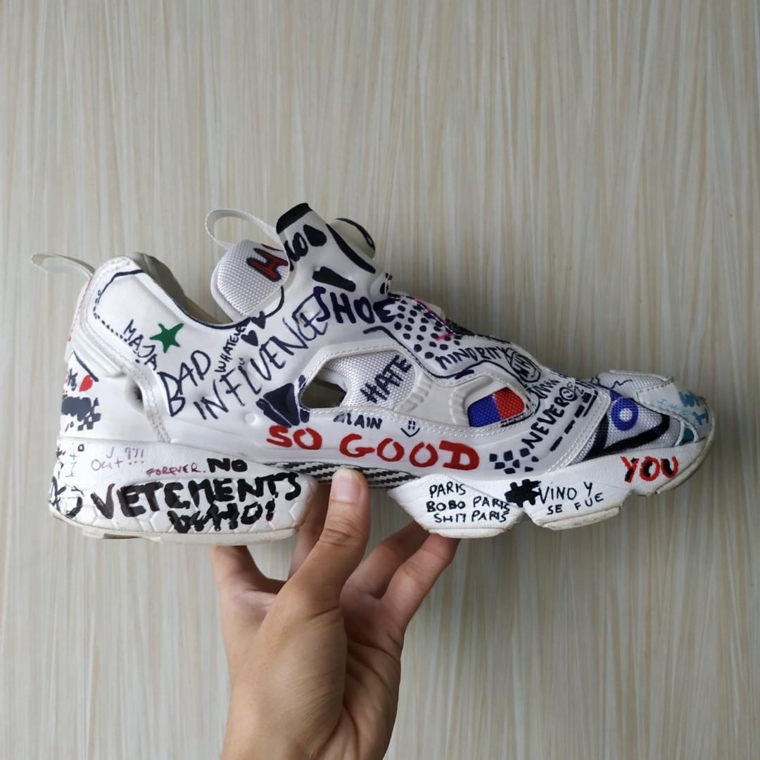 ORIGINAL] Reebok x Vetements | Instapump Fury Vetements Doodle