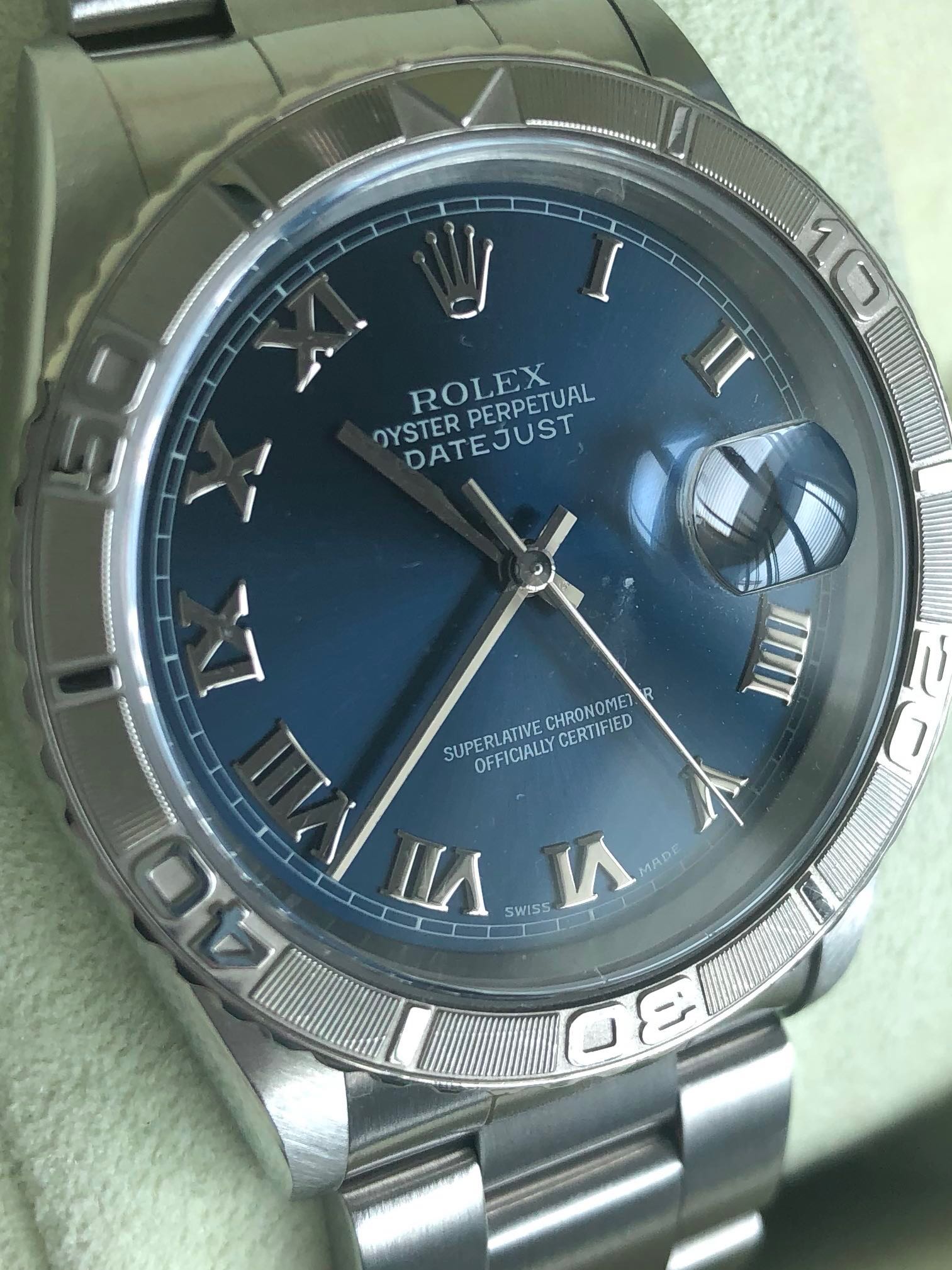Rolex datejust cheap thunderbird 16264