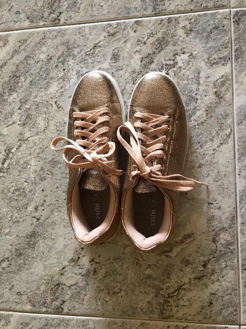 rose gold sneakers