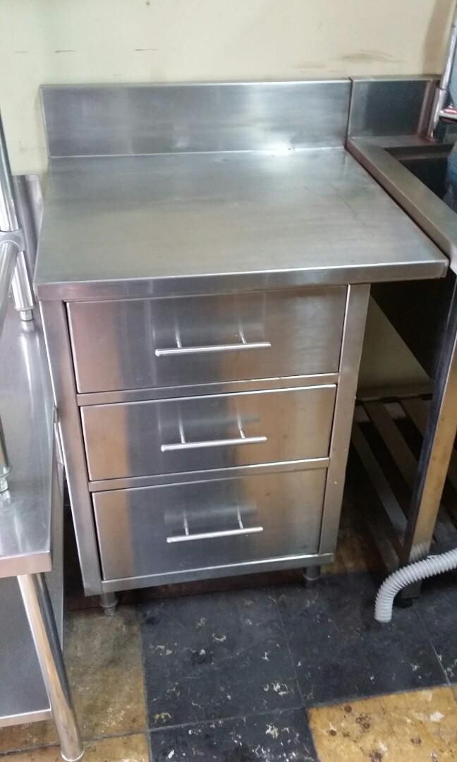 Stainless Steel Drawer Cabinet Home Appliances Kitchenware On Carousell