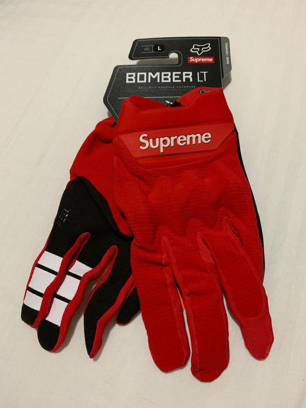 Fox racing bomber cheap lt gloves supreme