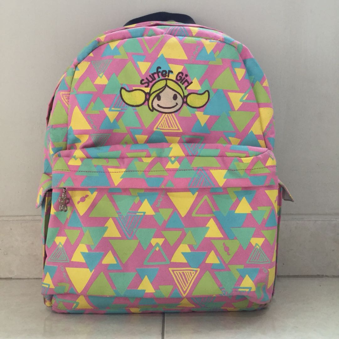 Surfer Girl Backpack Original Fesyen Wanita Tas Dompet di