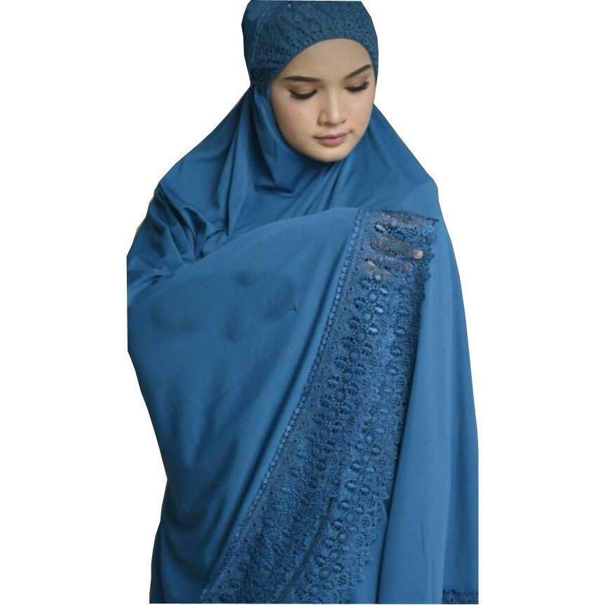 Telekung Lace Cotton Viscose Vietnam Muslimah Fashion Others On Carousell