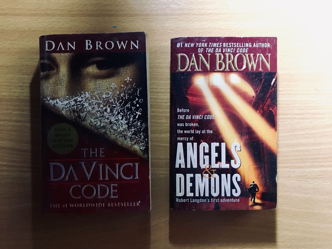 The Davinci Code/ Angels and Demons by Dan Brown, Hobbies & Toys, Books