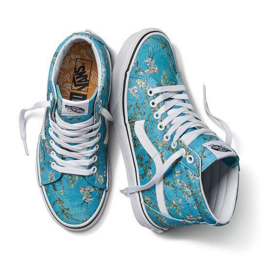 Vans sk8 hi van gogh almond blossom Women s Fashion Footwear