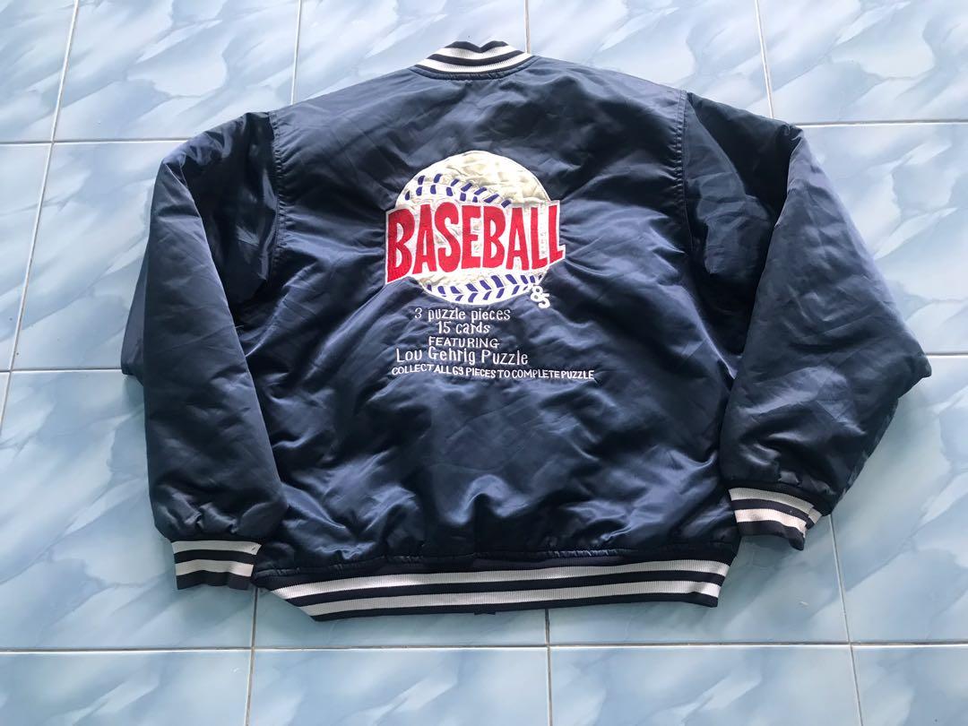 Vintage Baseball Jacket made in USA, Men's Fashion, Tops & Sets