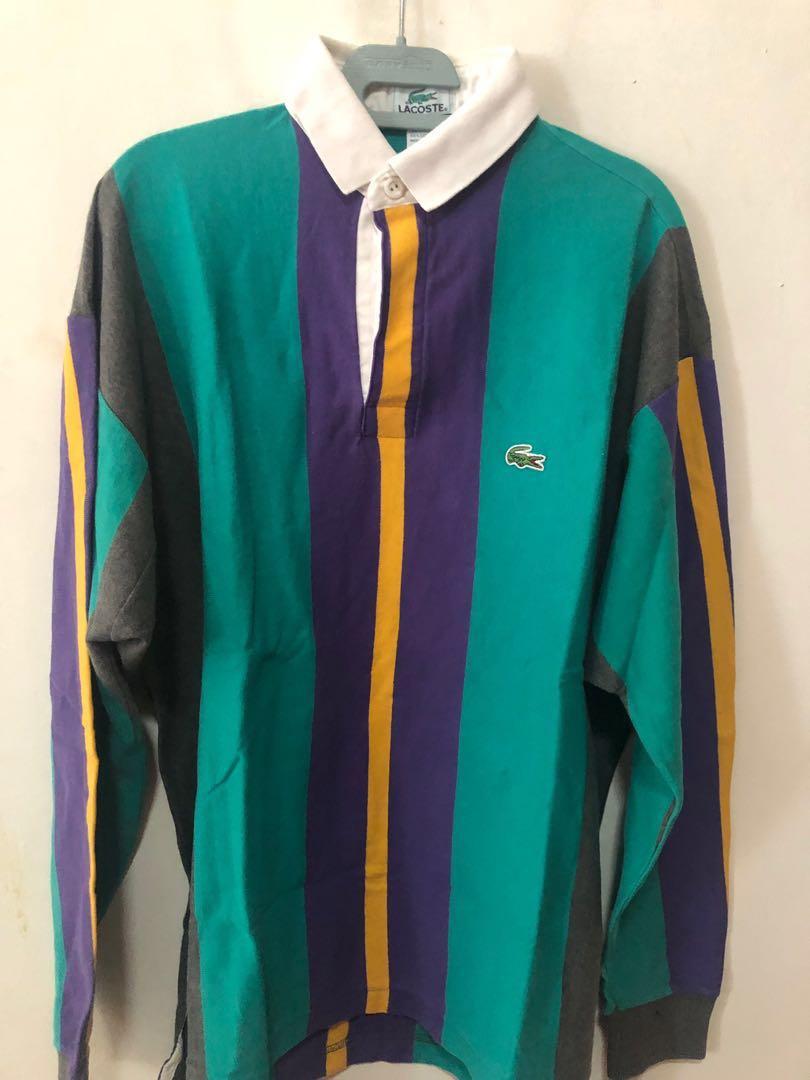 Lacoste rugby shirt vintage Clearance