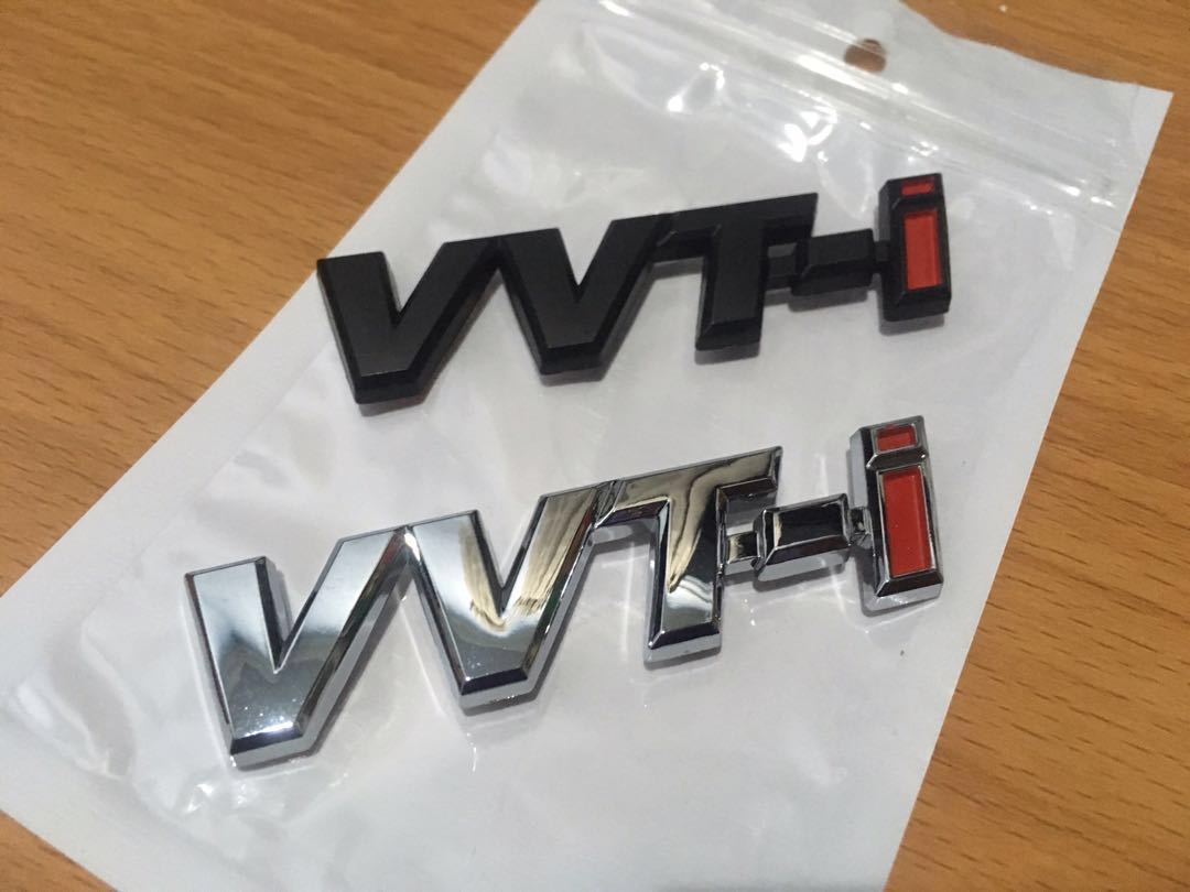 Vvti Logo Badge For Perodua Toyota Auto Accessories On Carousell