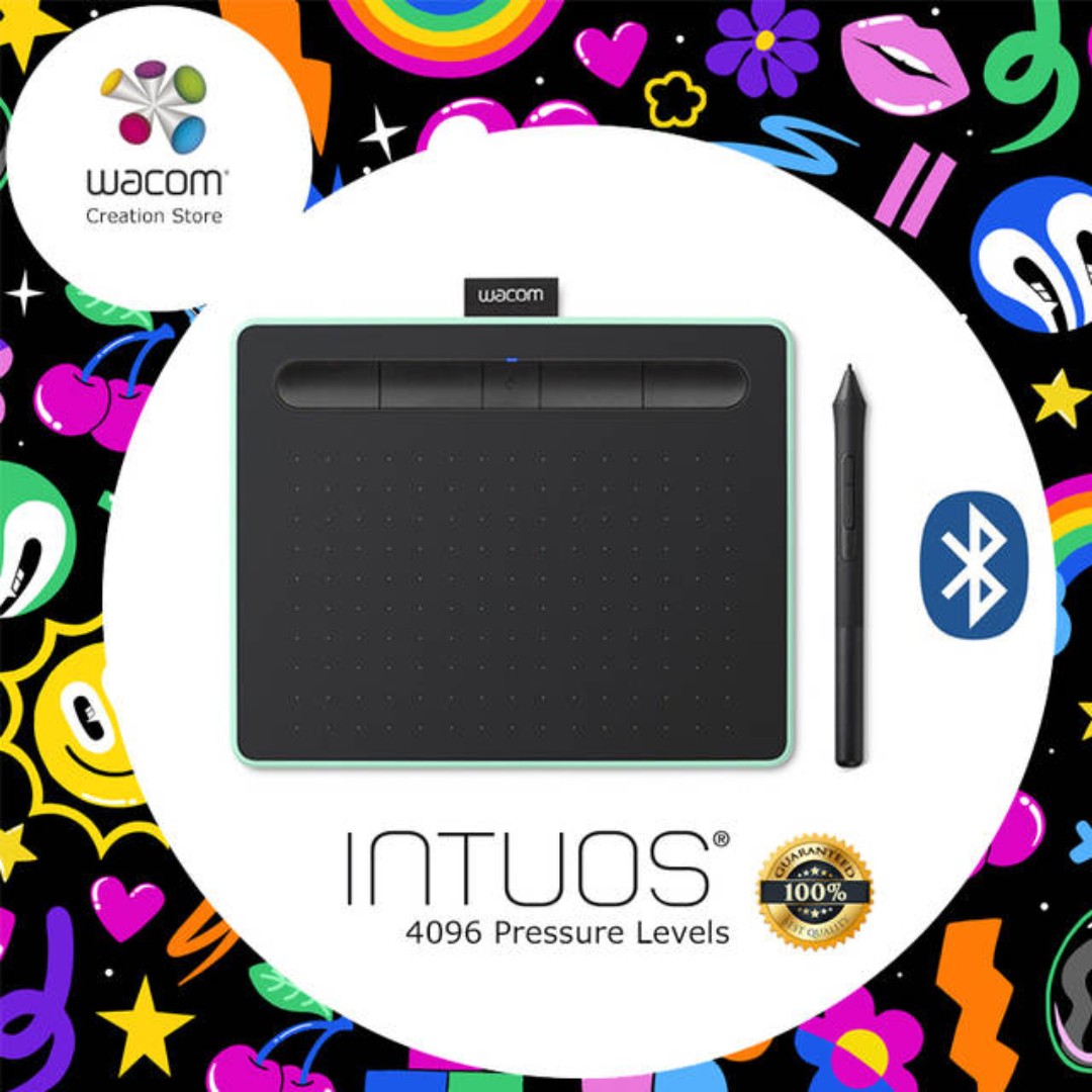 Intuos Medium Drawing Tablet Wireless CTL6100WL, Computers