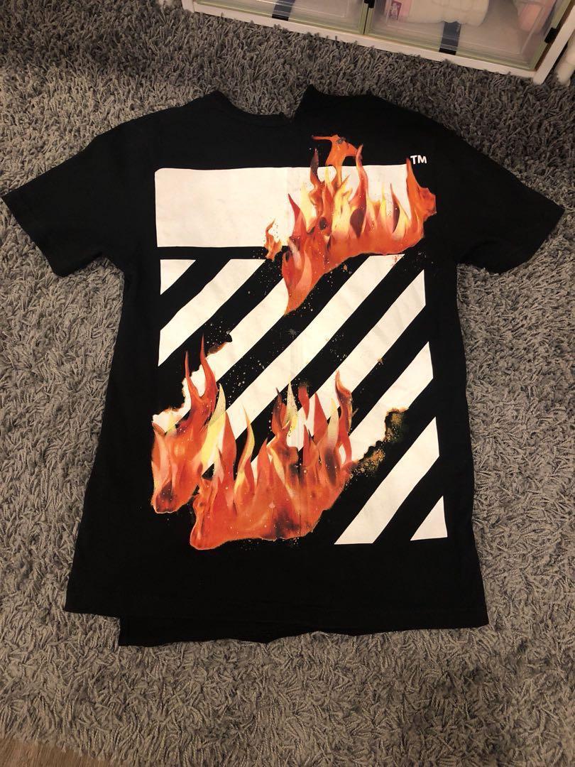 Off white fire tee 2025