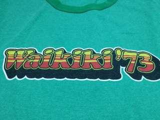 Vintage 73s Waikiki Ringer (Hawaii Style)