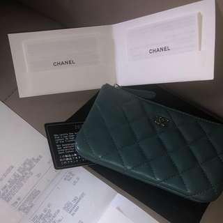 Chanel O'Case Classic small pouch in lambskin leather