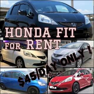 Honda Fit for Rent