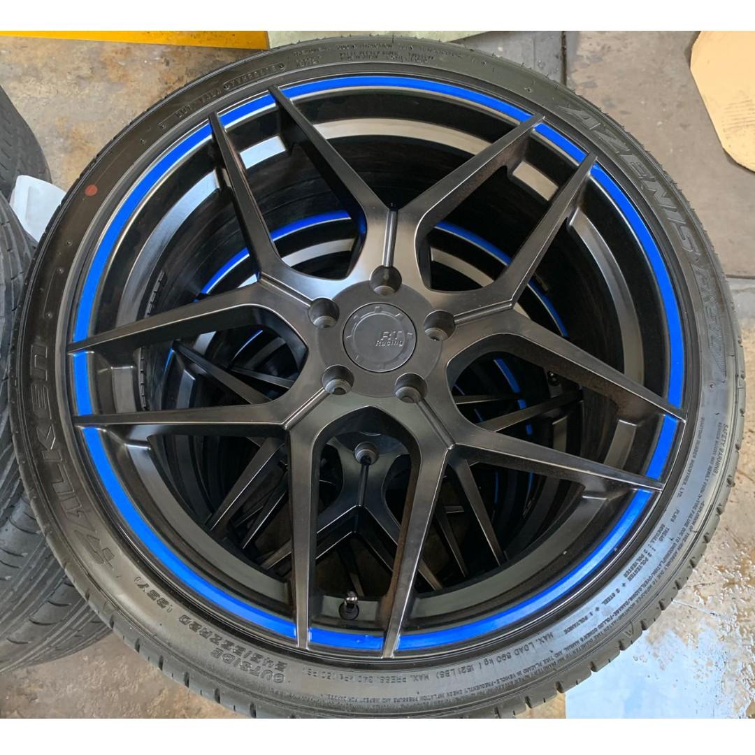 20 Rt Racing Rims Falken 510 Tyres Car Accessories Tyres Rims On Carousell