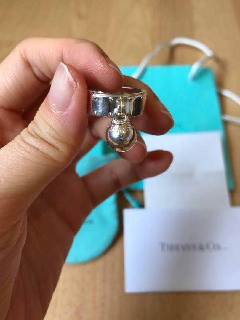 Tiffany ball dangle on sale ring
