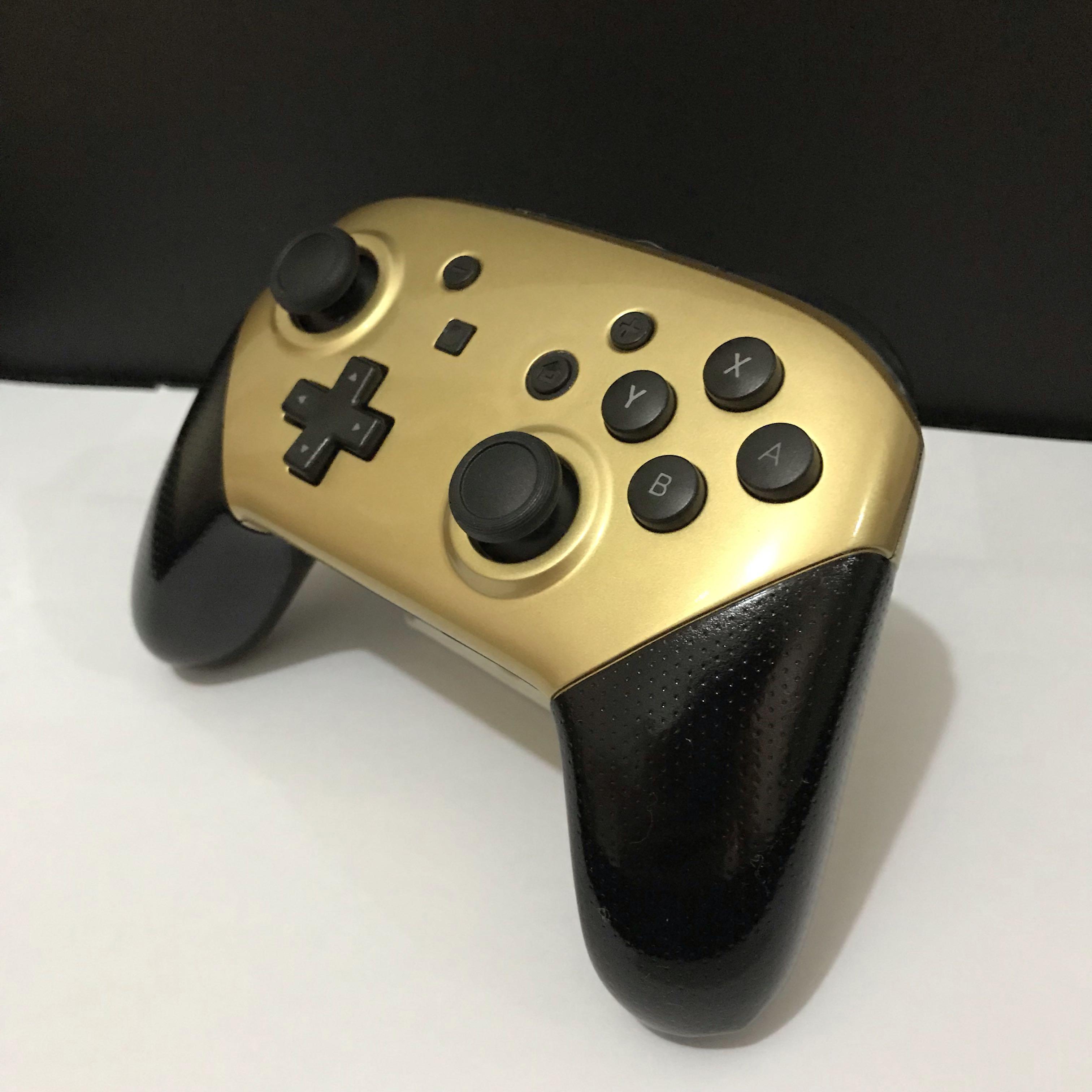 nintendo switch controller gold