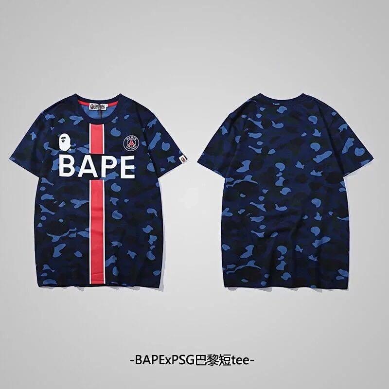 Psg bape shirt outlet