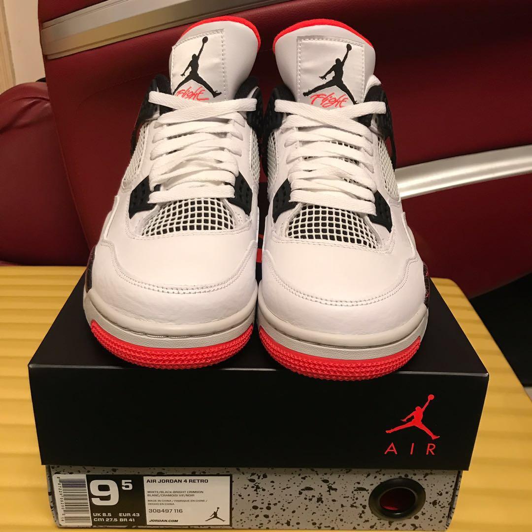 Jordan 4 red lava cheap