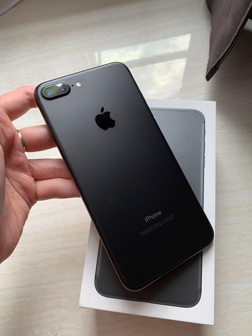Apple Iphone 7 128gb Jet Black Telepon Seluler Tablet Iphone