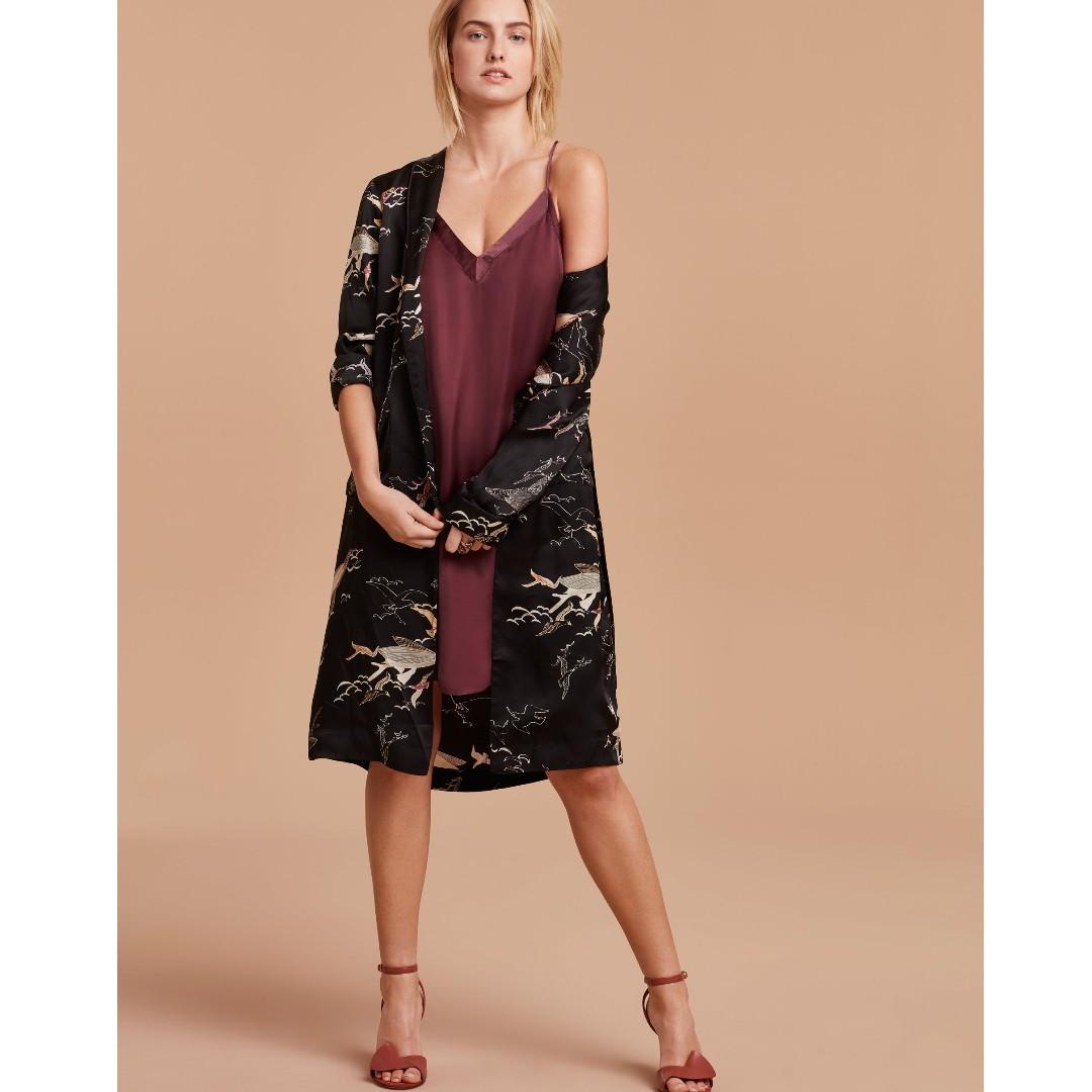 Aritzia Wilfred Pilier Kimono Jacket Women s Fashion Clothes on