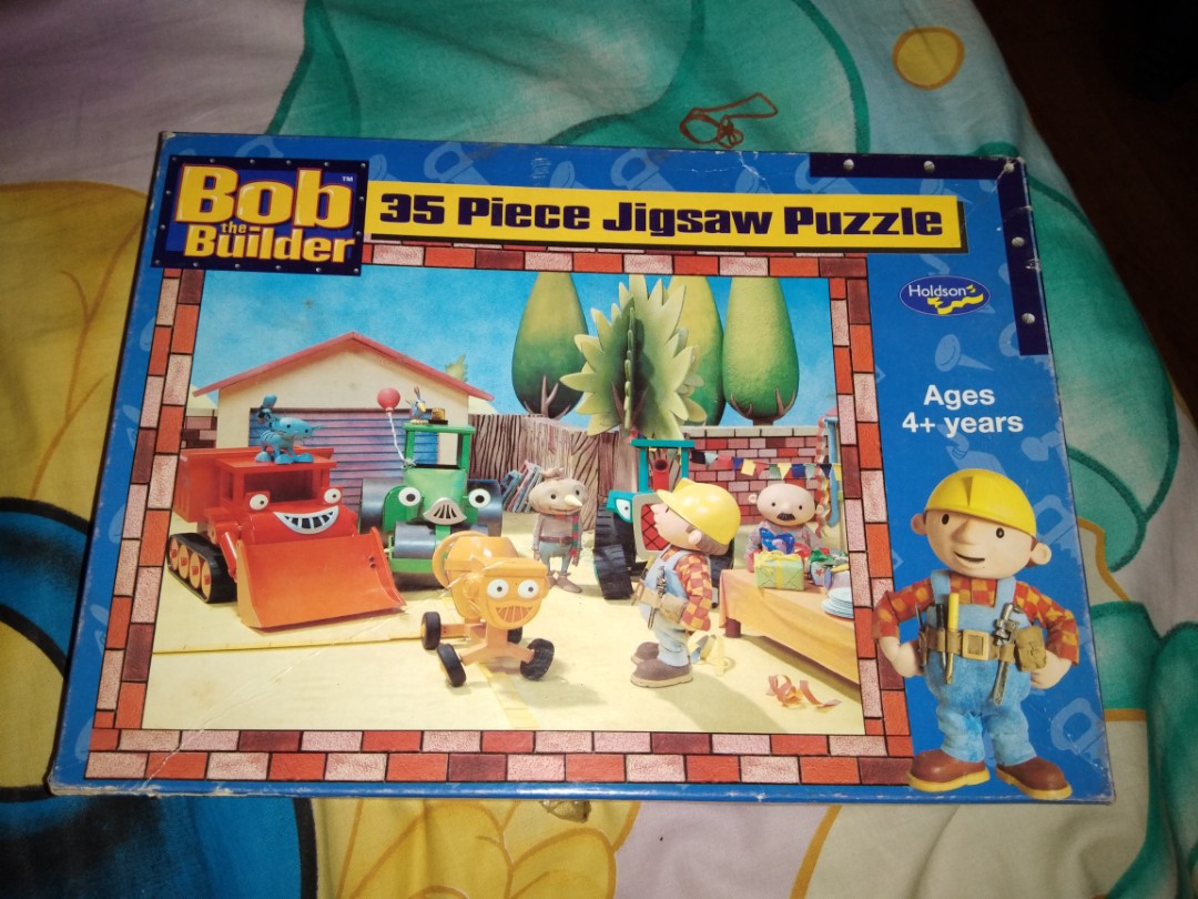 Bob the builder jigsaw puzzle, Hobbies & Toys, Toys & Games on Carousell
