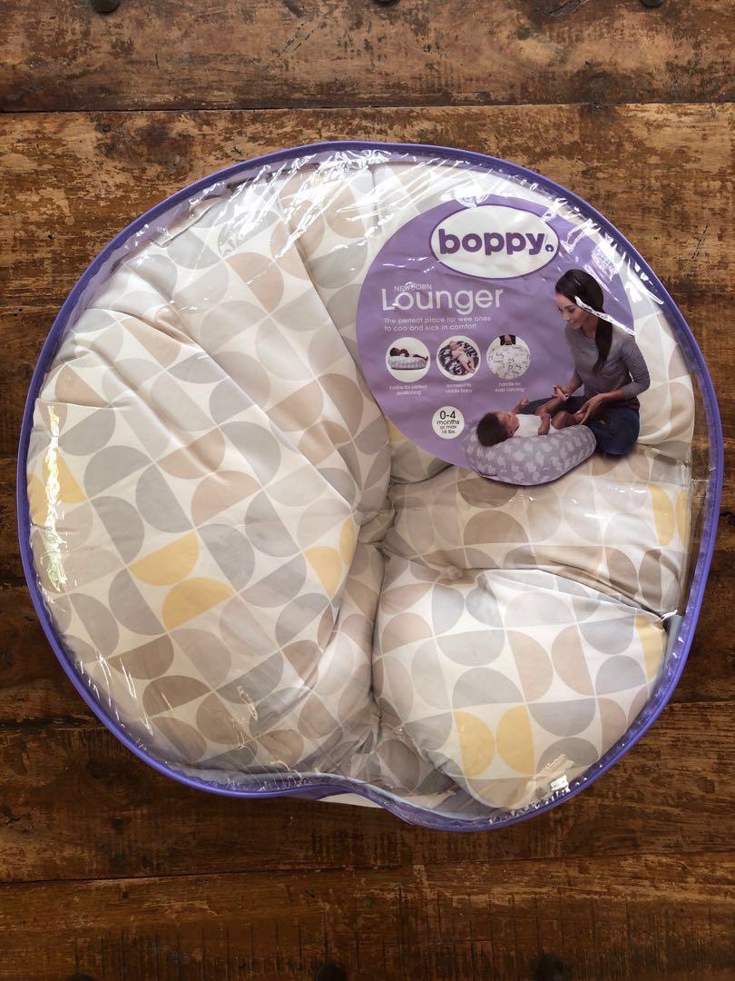 Boppy Newborn Lounger Gray Taupe Propeller Babies Kids Baby