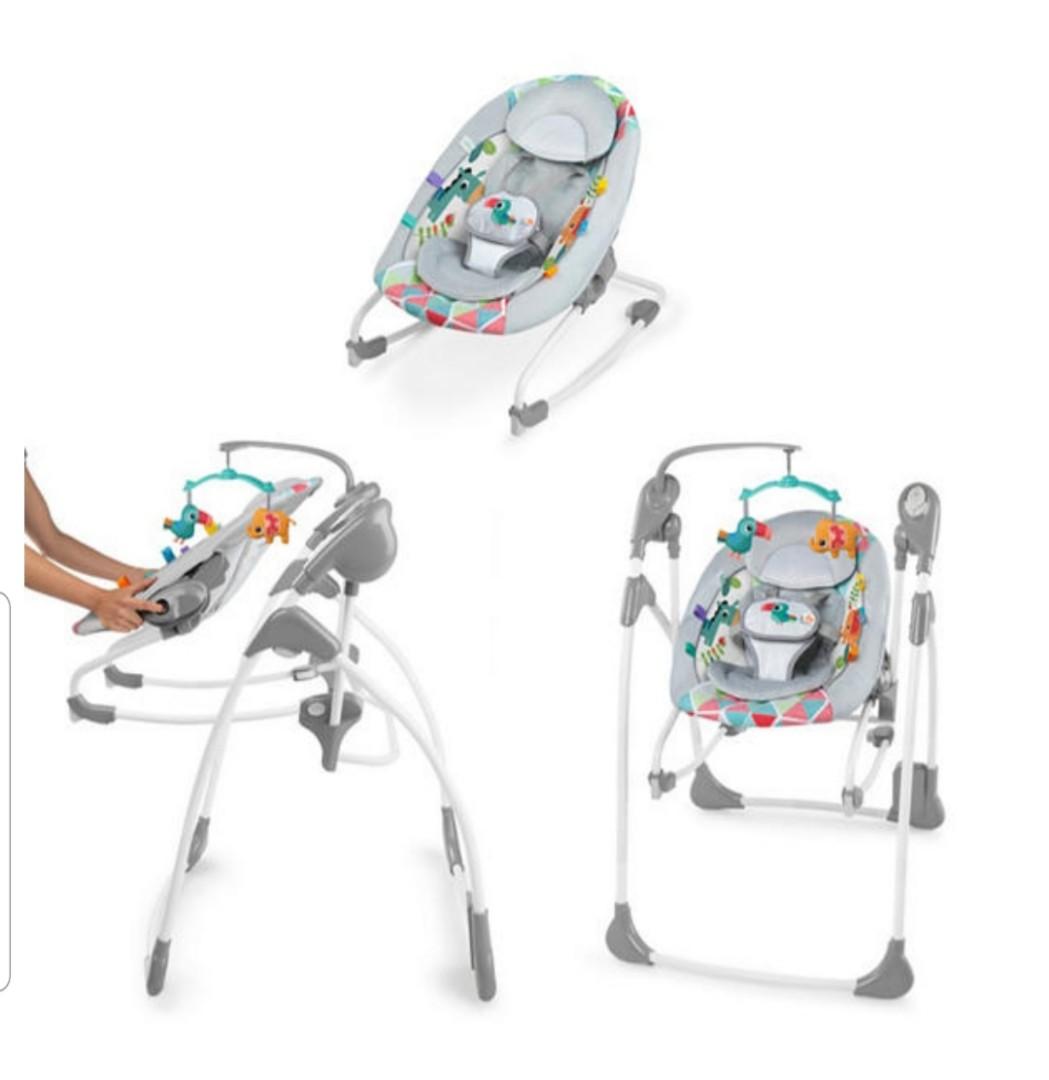 Bright Starts Rock & Swing 2-IN-1 Rocker - Toucan Tango, Babies & Kids ...